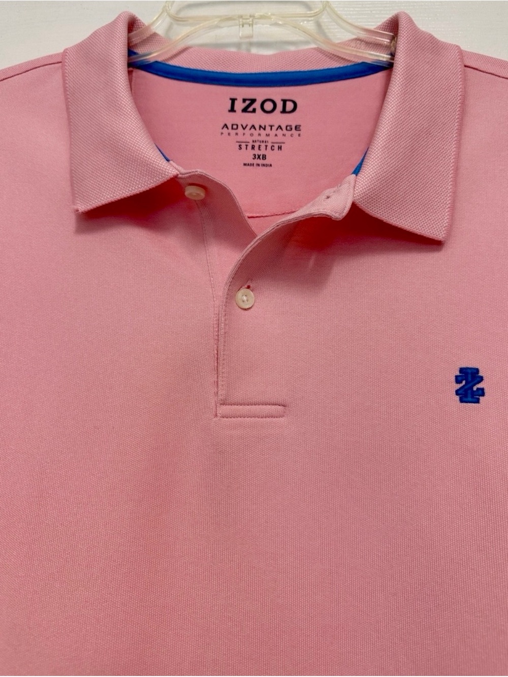 IZOD Pink Polo 3XL